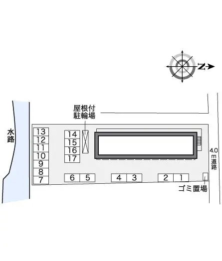 ★手数料０円★佐賀市本庄町袋　月極駐車場（LP）